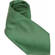 Corbata 100% microfibra jacquard verde 